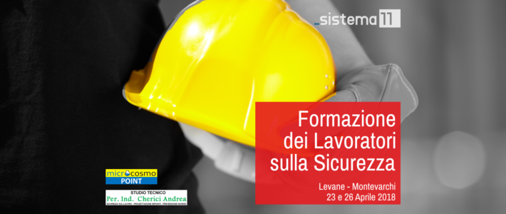 Corso di Formazione dei Lavoratori sulla Sicurezza – 23 e 26 Aprile 2018