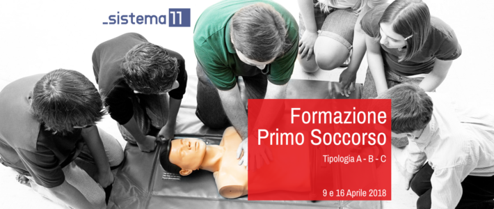 Corso di formazione Addetto Primo Soccorso – 9 e 16 Aprile 2018