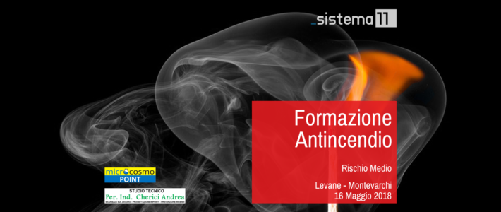 Corso di Formazione Antincendio – 16 Maggio 2018